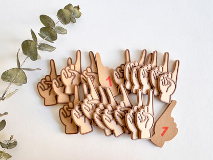 Counting Fingers Collection, Double-sided by WooBeWee