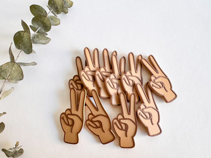 Counting Fingers Collection, Double-sided by WooBeWee