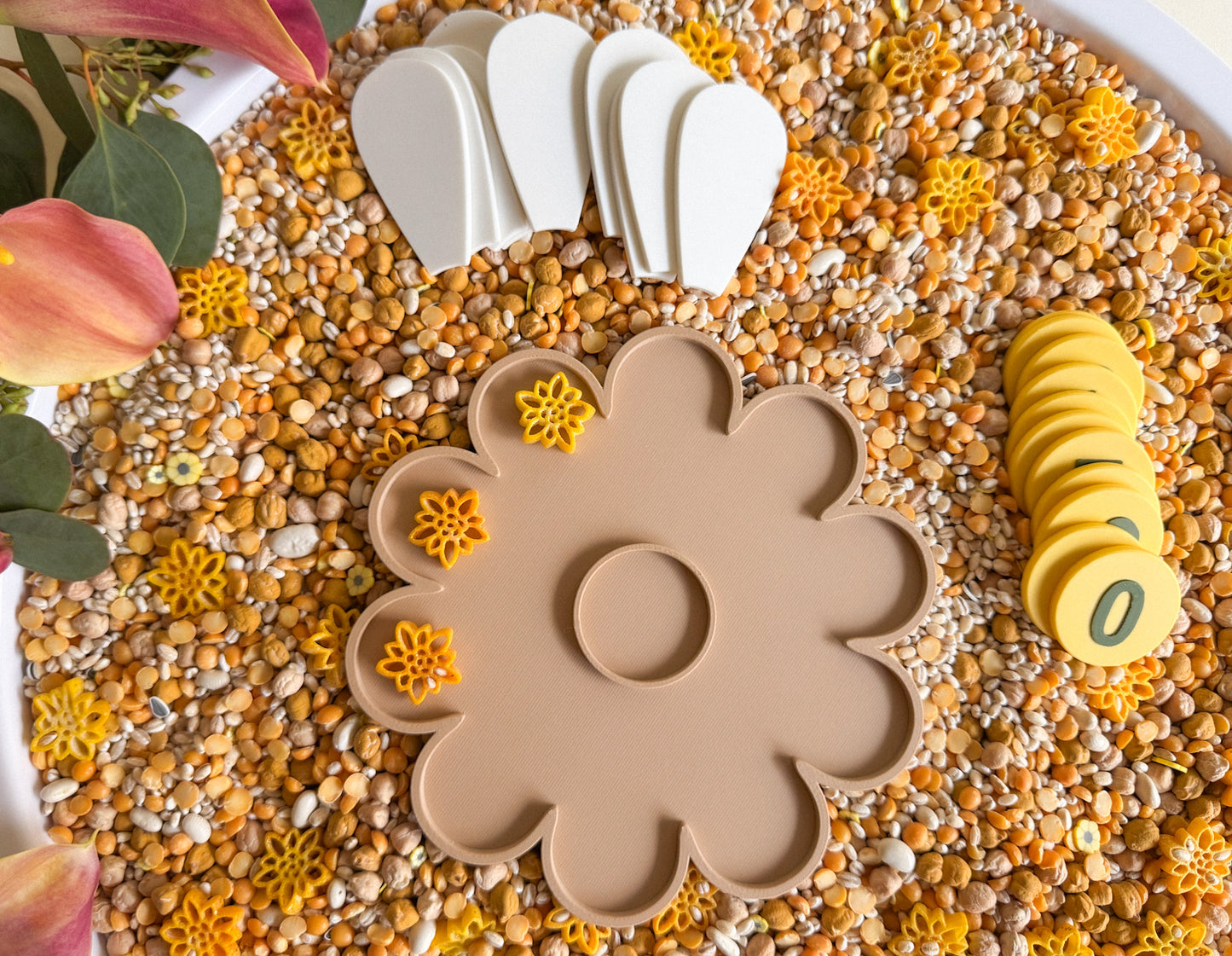 Counting Flower Petals Set, 3D-printed