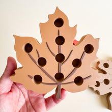 Load image into Gallery viewer, Leaf Crayon Holder + Colorful Crayon Storage Boxes, 3D-printed
