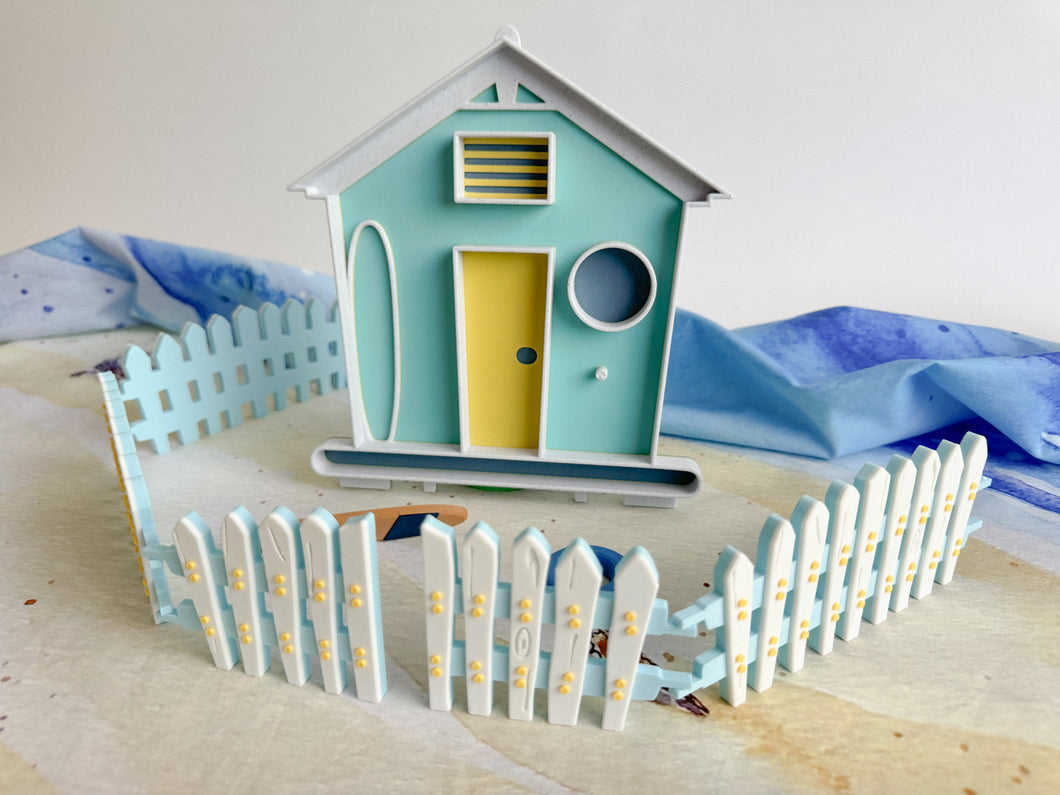 Beach-themed Creative Play Fence set of 5