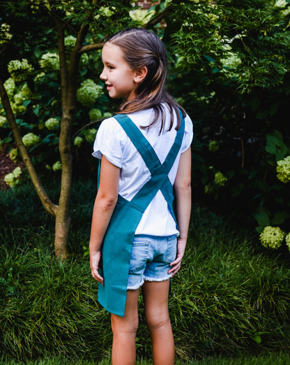 All-Purpose Cross-Back Apron – For Kids & Adults