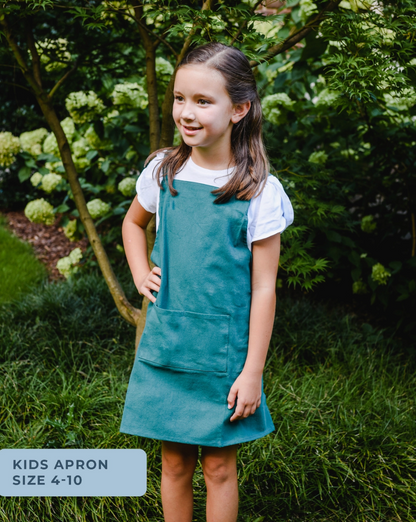 All-Purpose Cross-Back Apron – For Kids & Adults