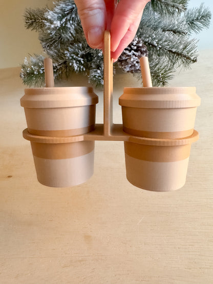 Cuppy & Carry Set — For Little Baristas & Adventurers by WooBeWee™