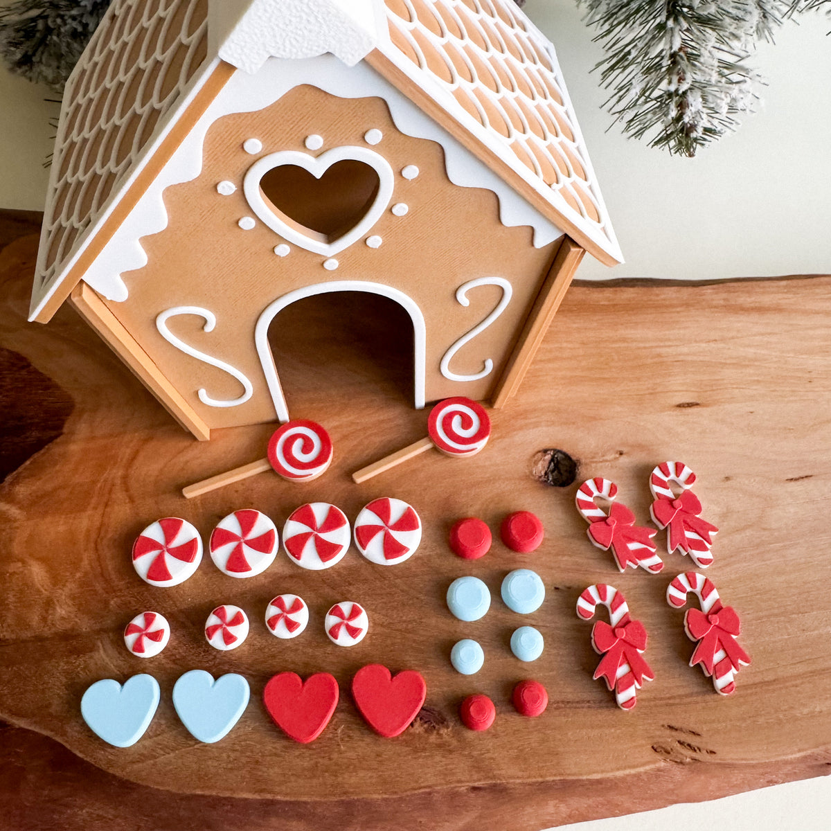 Festive 3D-printed Decorations