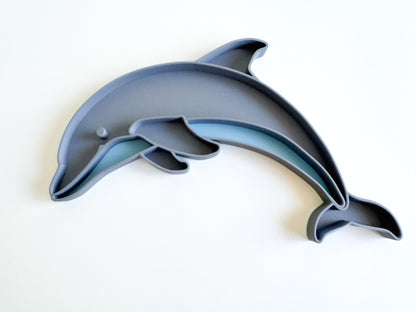 Dolphin Sensory Play Tray for open-ended play