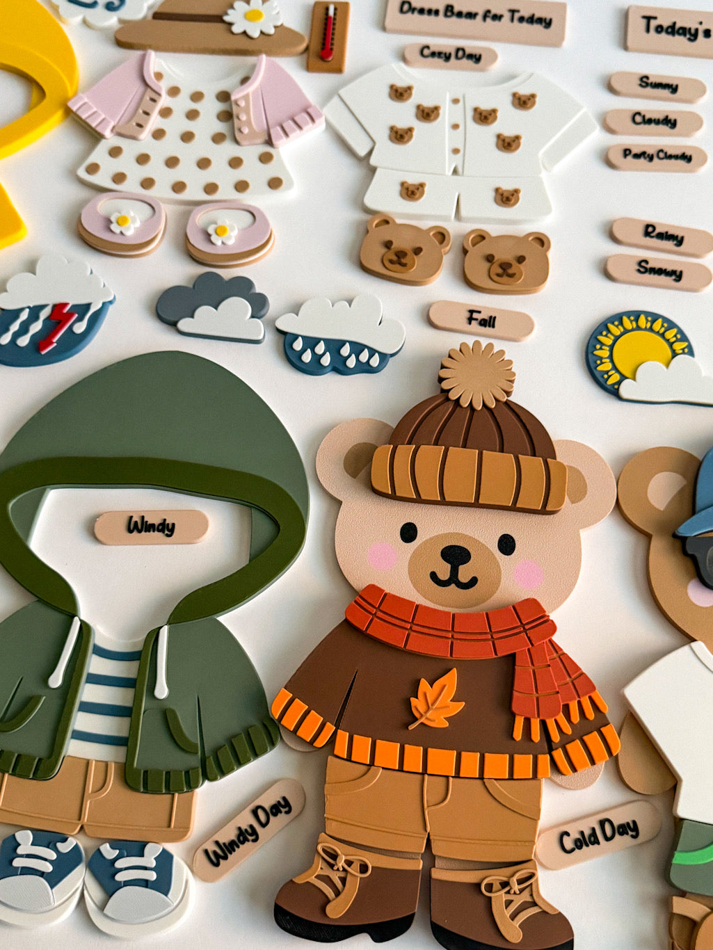 Magnetic Dress Me Up Bear - Ready to 3D Print STL and 3MF Digital Download