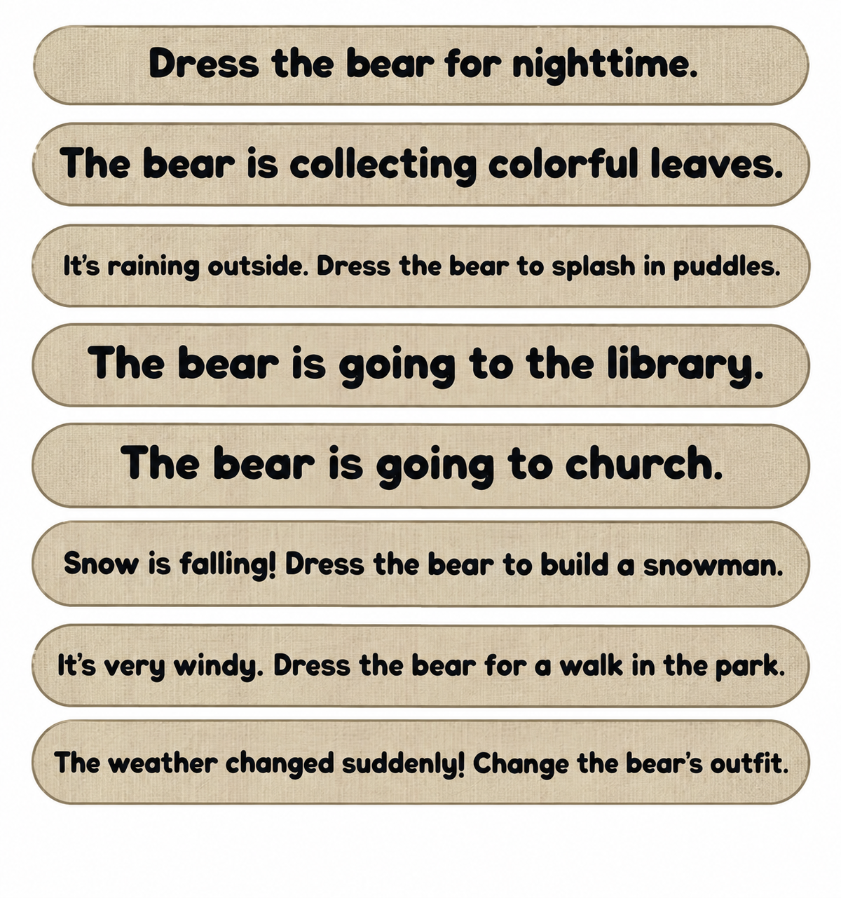 Magnetic Dress Me Up Bear - Ready to 3D Print STL and 3MF Digital Download