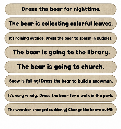 Magnetic Dress Me Up Bear - Ready to 3D Print STL and 3MF Digital Download