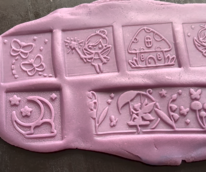Fairies-themed 2-in-1 Cube with Roller – A Twist on Classic Dough Play - by inniko
