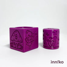 Load image into Gallery viewer, Fairies-themed 2-in-1 Cube with Roller – A Twist on Classic Dough Play - by inniko
