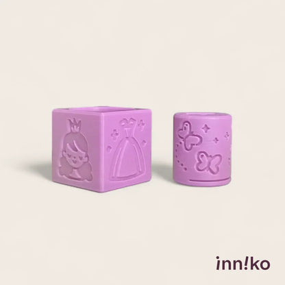 Fairytale-Themed 2-in-1 Cube with Roller – A Twist on Classic Dough Play - by inniko