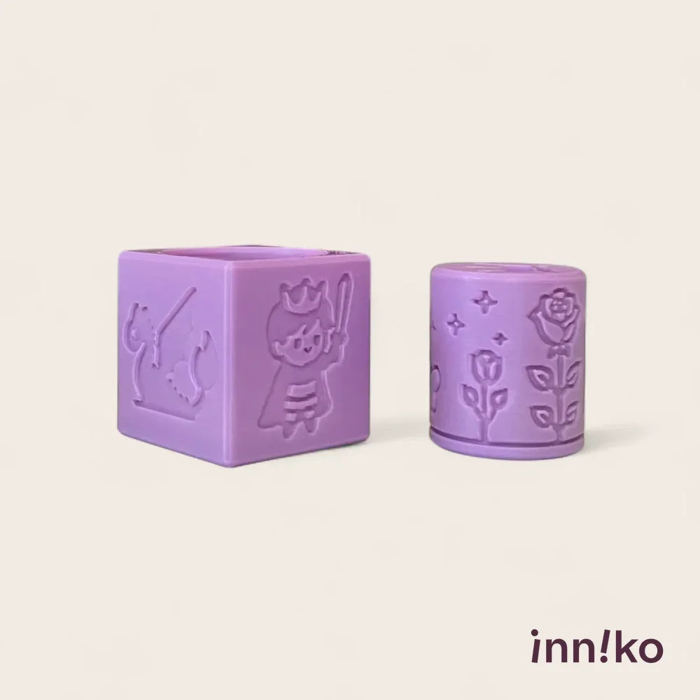 Fairytale-Themed 2-in-1 Cube with Roller – A Twist on Classic Dough Play - by inniko