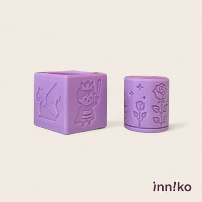 Fairytale-Themed 2-in-1 Cube with Roller – A Twist on Classic Dough Play - by inniko