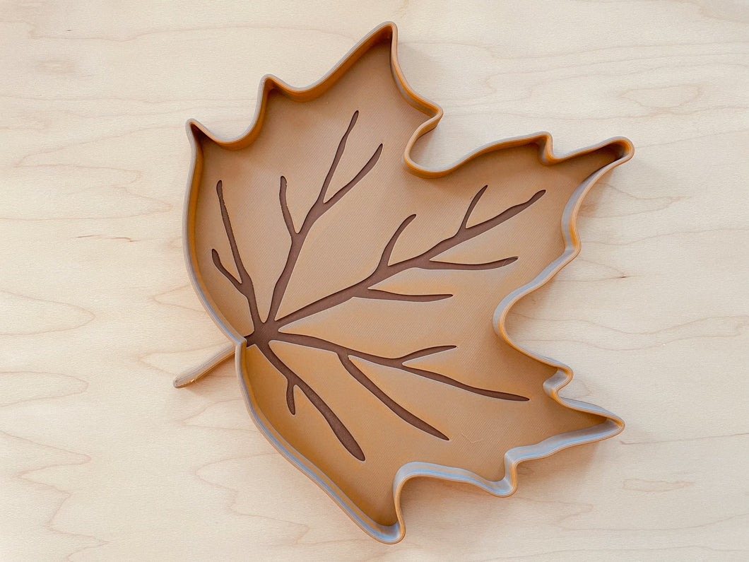Fall Leaf Bio Tray for Sensory Play