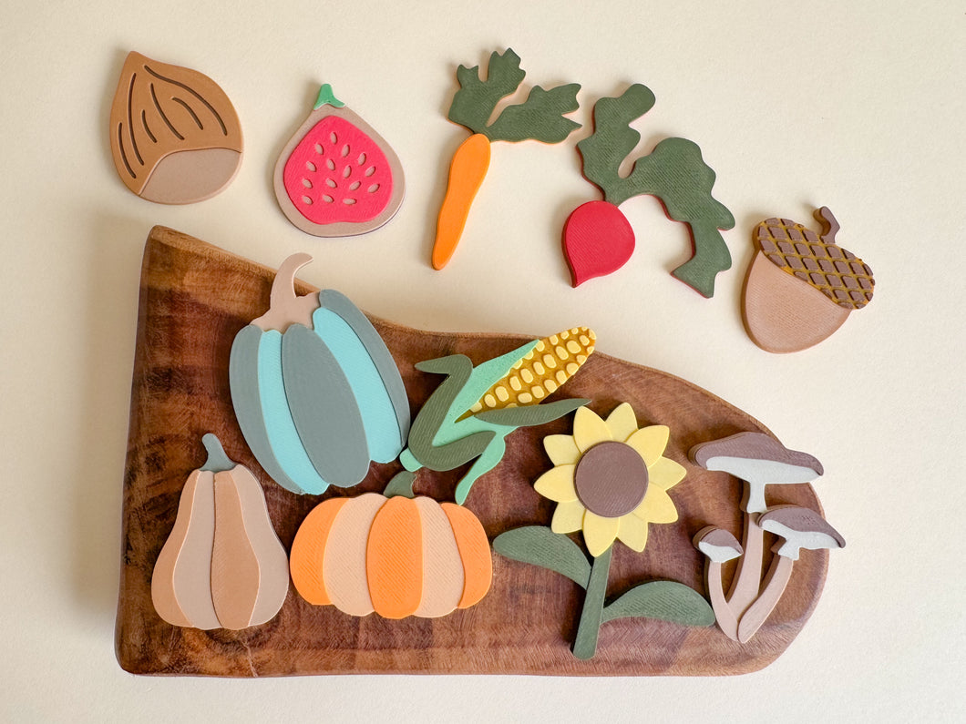 Fall Play Bits – Versatile Play and Learning, 3D-printed