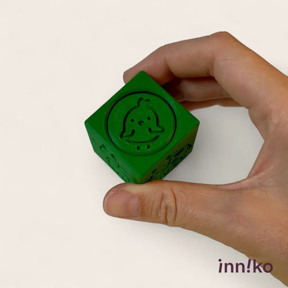 Farm-themed 2-in-1 Cube with Roller – A Twist on Classic Dough Play - by inniko