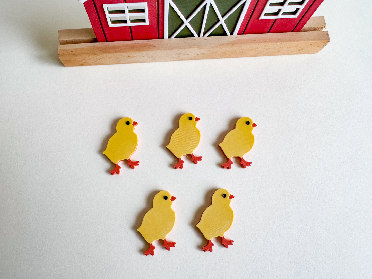 Farm Animals Math Counters, Eco-Friendly Loose Parts for Sensory Play