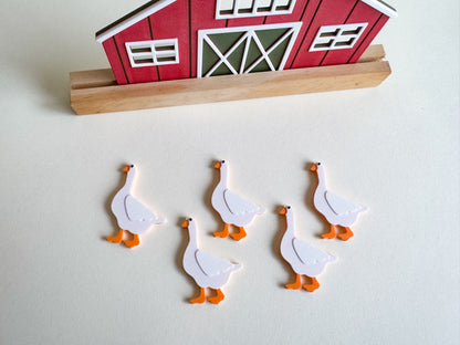 Farm Animals Math Counters, Eco-Friendly Loose Parts for Sensory Play