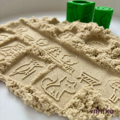 Forest-Themed 2-in-1 Cube with Roller – A Twist on Classic Dough Play - by inniko