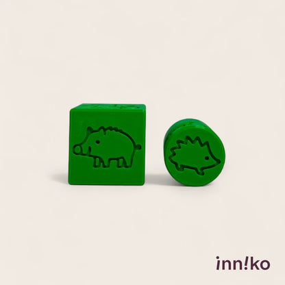 Forest-Themed 2-in-1 Cube with Roller – A Twist on Classic Dough Play - by inniko