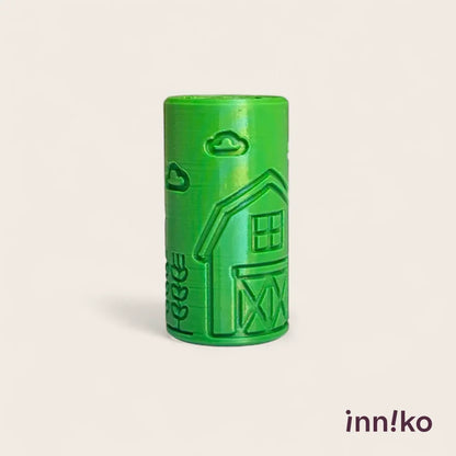 Farm-themed 2-in-1 Cube with Roller – A Twist on Classic Dough Play - by inniko