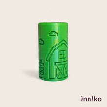 Load image into Gallery viewer, Farm-themed 2-in-1 Cube with Roller – A Twist on Classic Dough Play - by inniko
