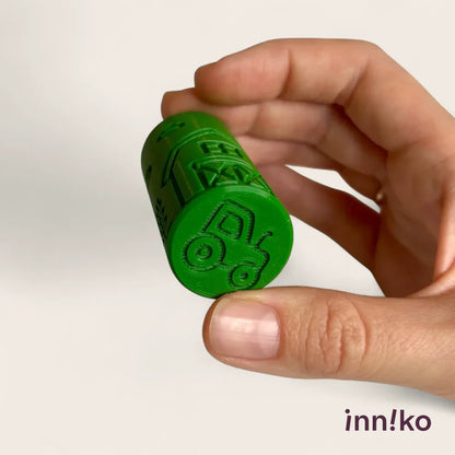 Farm-themed 2-in-1 Cube with Roller – A Twist on Classic Dough Play - by inniko