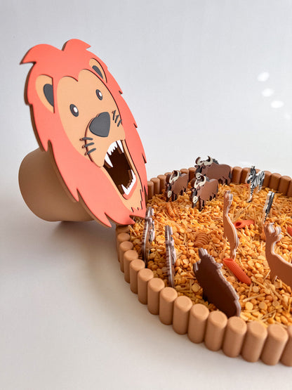 Feed the Hungry Lion Sensory Adventure by WooBeWee