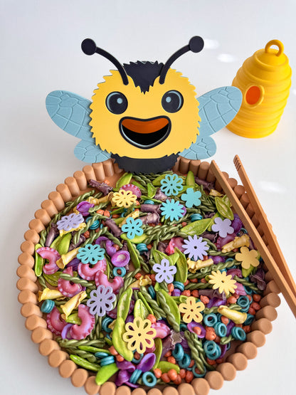Feed the Hungry Bumble Bee Sensory Adventure by WooBeWee