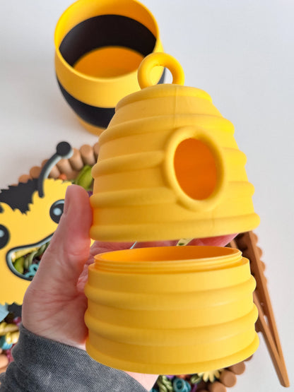 Feed the Hungry Bumble Bee Sensory Adventure by WooBeWee