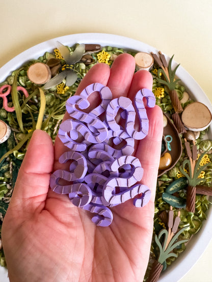 Feed the Frog Sensory Play Tube with 20 pcs Delicious Feast