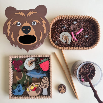 Feed the Hungry Bear - Ready to 3D Print STL and 3MF Digital Download