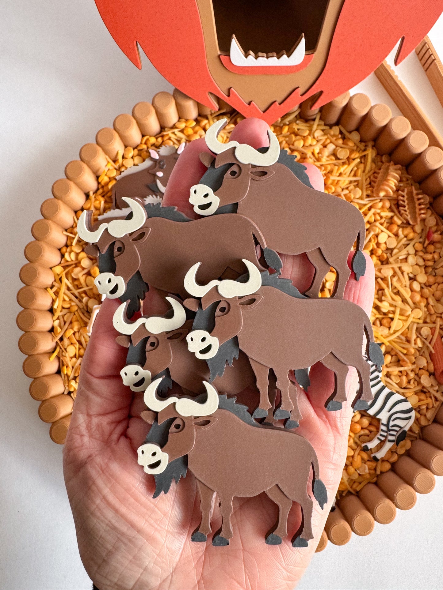 Feed the Hungry Lion Sensory Adventure by WooBeWee