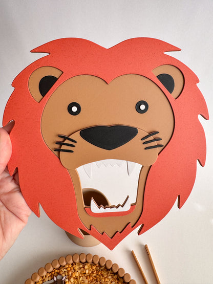 Feed the Hungry Lion Sensory Adventure by WooBeWee