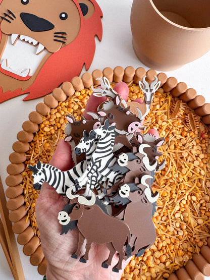 Feed the Hungry Lion Sensory Adventure by WooBeWee