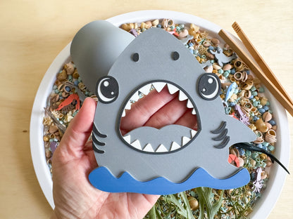 Feed the Hungry Shark Ready to 3D Print STL and 3MF Digital Download