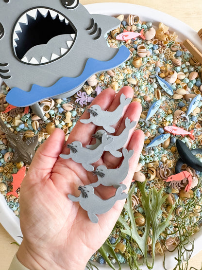 Feed the Shark: A Jawsome Sensory Play Adventure with 20 pcs Delicious Feast