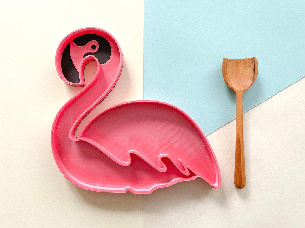 Flamingo Bio Tray for Sensory Play