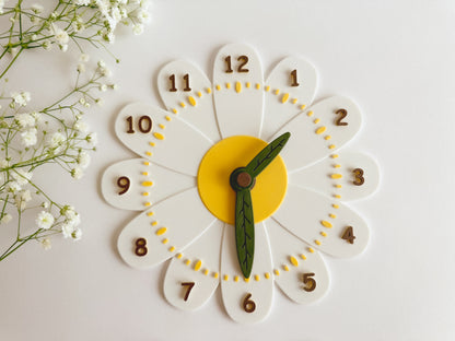 Flower Learning Clock