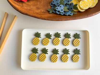 Fruit-themed Math Counters