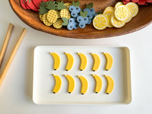 Load image into Gallery viewer, Fruit-themed Math Counters set of 10
