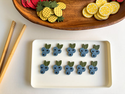 Fruit-themed Math Counters