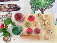 Load image into Gallery viewer, Fruit Playdough Stamps set of 5
