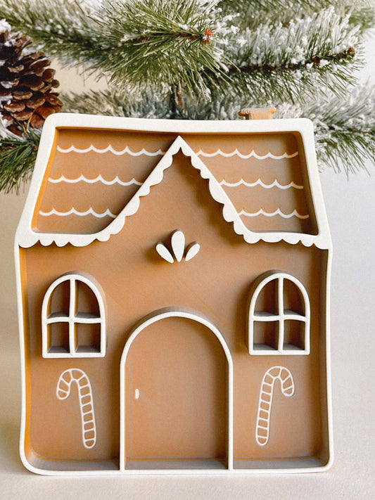 Gingerbread Cottage Bio Sensory Play Tray