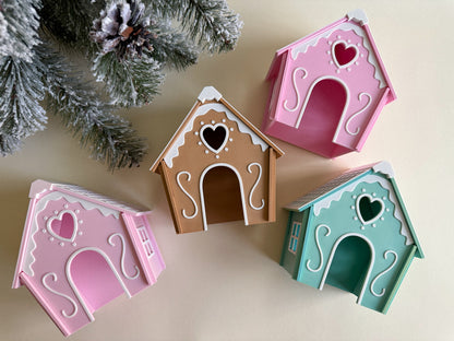 Joyful Gingerbread House (3D-printed)
