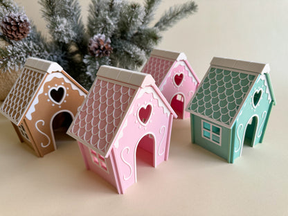Joyful Gingerbread House (3D-printed)