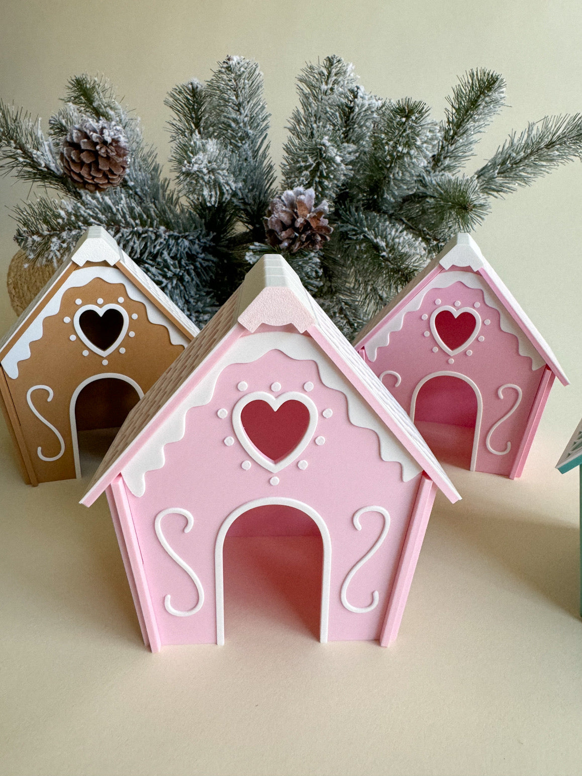 Joyful Gingerbread House (3D-printed)