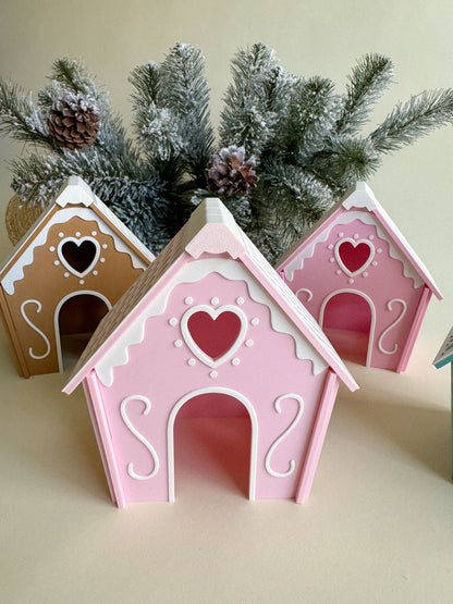 Joyful Gingerbread House (3D-printed)