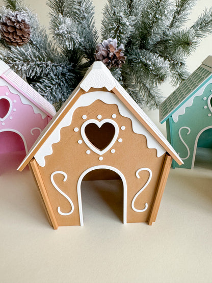 Joyful Gingerbread House (3D-printed)